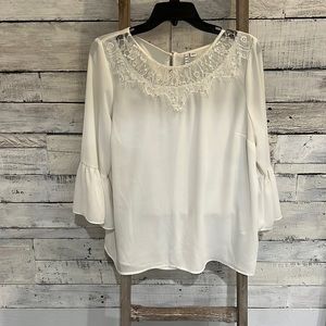 White Lace Blouse